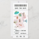 Search for boarding pass wedding save the dates Adventure