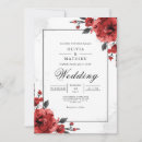 Search for bold floral wedding invitations Dramatic