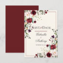 Search for burgundy wedding save the dates Calligraphy script