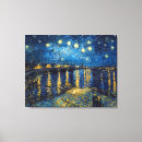 Recherche de nuit étoilée van gogh toiles Paysage