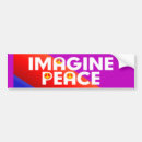 Search for imagine bumper stickers Peace