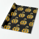 Search for harlequin wrapping paper Black and orange