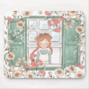 Search for red head mousepads Flowers