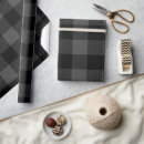 Search for grey buffalo check wrapping paper Rustic
