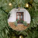 Search for winter scene ornaments White