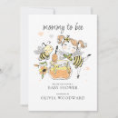 Search for mama to bee baby shower invitations Watercolor