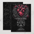 Recherche de coeur gothique invitations Crâne