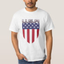 Search for state shield tshirts Red white and blue