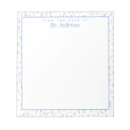 Recherche de motif mignon blocsnotes Enseignant