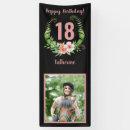 Search for 18th birthday banners Pink