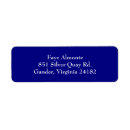 Search for royal blue return address labels Plain