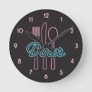 Search for blue neon clocks Vintage