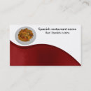 Search for spanish business cards Restaurant