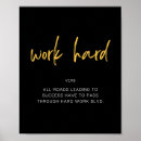 Search for hard work posters Wall