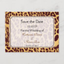 Search for leopard print save the dates Animal