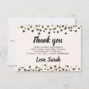 Recherche de confetti thank you cards Noir