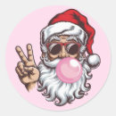 Search for blowing bubble stickers Santa