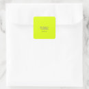 Search for neon yellow stickers Bright