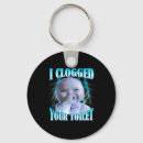 Search for clog keychains Toilet funny