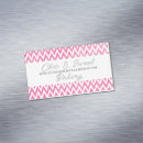Recherche de chevron rose cartes visite Zigzag