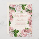 Search for white baby girl shower invitations Botanical