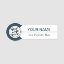 Search for round name tags Small business customer service