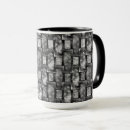 Search for carved face mugs Black and white