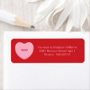 Search for hugs and kisses return address labels Cute