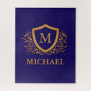 Recherche de monogramme m puzzles Initial