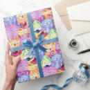 Recherche de monstres mignons papier cadeau Drôle