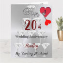 Search for husband 20th anniversary cards For him