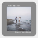 Search for unique wedding stickers Love and thanks