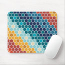 Recherche de motif floral coloré tapis souris Rétro