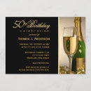 Search for black tie 50th birthday invitations Formal
