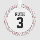 Search for baseball player ornaments Home run