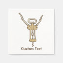 Search for wine bottle napkins Corkscrew
