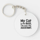 Search for pet owner keychains Funny cat