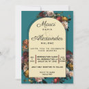 Search for burgundy and teal invitations Blue