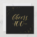 Search for 100th celebration birthday invitations Modern