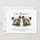 Recherche de bébé sur le chemin invitations Moderne