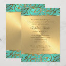 Search for aqua green invitations Elegant
