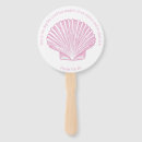 Search for seashell hand fans Pink