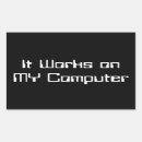 Search for computer rectangle stickers Programmer