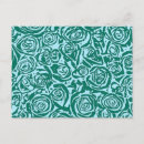 Search for turquoise roses postcards Teal