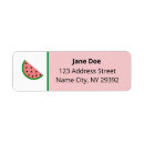 Search for watermelon fruit return address labels Simple
