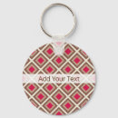 Search for pink diamond keychains Geometric