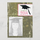 Search for camouflage graduation invitations Pink