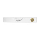 Search for faux gold glitter return address labels Deer
