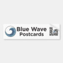Search for wave bumper stickers Vote blue