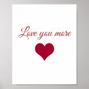 Recherche de coeur rouge posters Jour des valentines